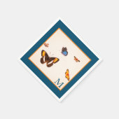 SCHALTFLÄDEN CUSTOM INITIAL CUSTOM PAPER NAPKIN SERVIETTE (Ecke)