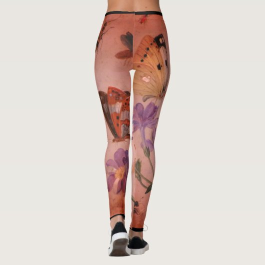 SCHALTFLÄDEN DRUCKTE Leggings (Rückseite)