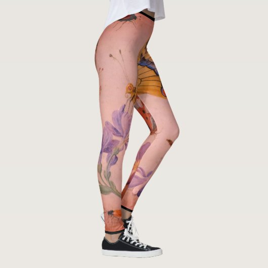 SCHALTFLÄDEN DRUCKTE Leggings (Rechts)