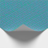 SCHALTFLEUCHE BLAU GESCHENKPAPIER (Ecke)