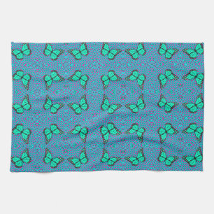SCHALTFLEUCHE BLAU GESCHIRRTUCH