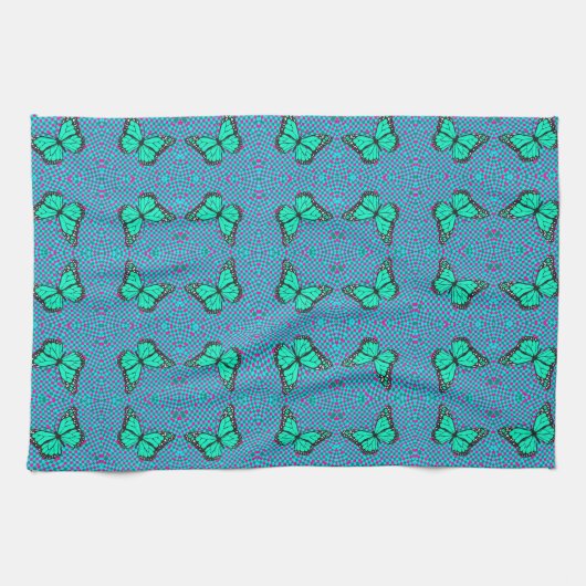 SCHALTFLEUCHE BLAU GESCHIRRTUCH (Horizontal)