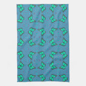 SCHALTFLEUCHE BLAU GESCHIRRTUCH (Vertikal)