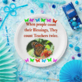 SCHALTFLEUNDUNG FÜR LEHRER PAPPTELLER (Party)