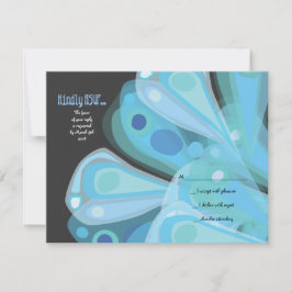 SCHALTFLY-Bat Mitzvah-UAWG-Antwortkarte RSVP Karte