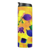 Schaltjahr-Ballone Thermosbecher (Nach rechts gedreht)