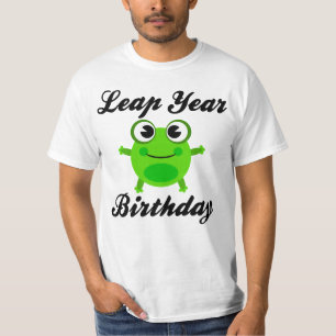 Schaltjahr-Geburtstag, niedlicher Frosch T-Shirt