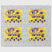 Schaltjahr-Geschenk-Verpackungs-Papier Geschenkpapier (Flach)