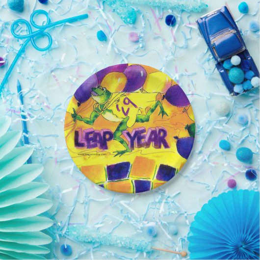 Schaltjahr-Party-Platte Pappteller (Party)