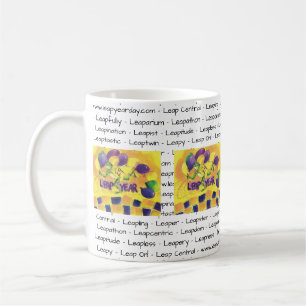 Schaltjahr-Party-Schalen-Tasse Kaffeetasse