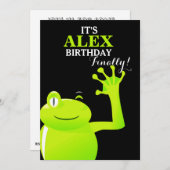 Schaltjahr-Schalttag-Baby-Einladung Einladung (Vorne/Hinten)