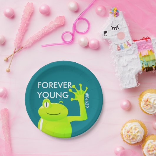 Schaltjahr-Schalttag-Baby-Papier-Teller Pappteller (Party)