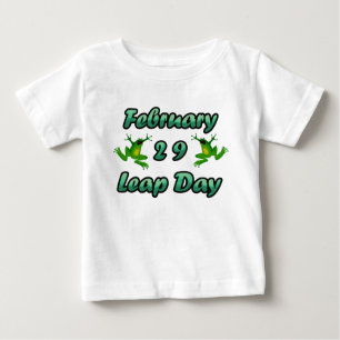 Schaltjahr Tag, 29. Februar Baby T-shirt