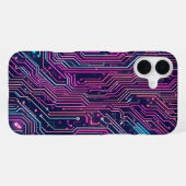 Schaltkreis iPhone Hülle (Rückseite (Horizontal))