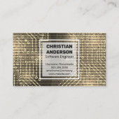 Schaltkreise | Binäre Code Visitenkarte (Vorderseite)