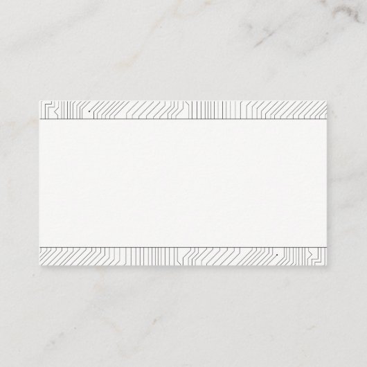 Schaltkreise | Softwareprogrammierung Visitenkarte (Rückseite)