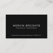 SCHALTPLAN VISITENKARTE (Rückseite)