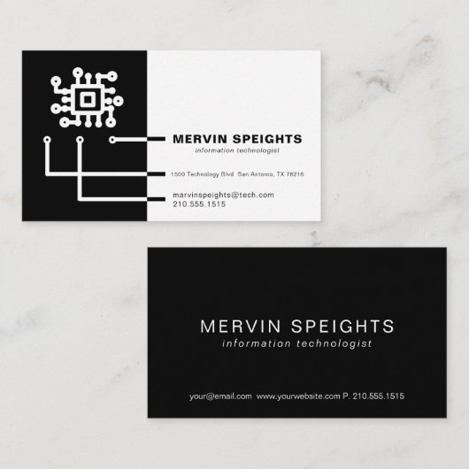 SCHALTPLAN VISITENKARTE (Vorne/Hinten)