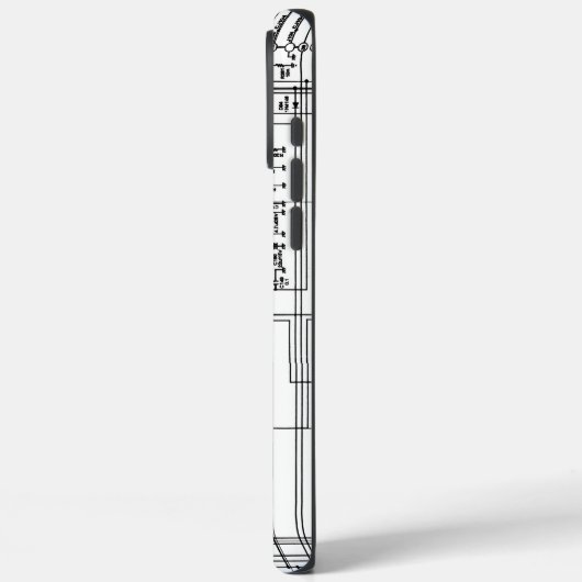 Schaltplandiagramm Elektronik Case-Mate iPhone Hülle (Rückseite / Links)