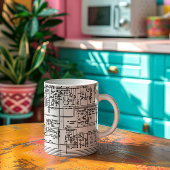 Schaltplandiagrammsymbole Elektronischer Schaltkre Kaffeetasse