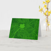 Schaltplatine Karte (Gelbe Blume)
