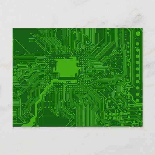 Schaltplatine Postkarte (Vorderseite)