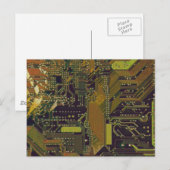 Schalttafel 1 postkarte (Vorne/Hinten)