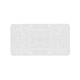 Schalttafel Adressaufkleber