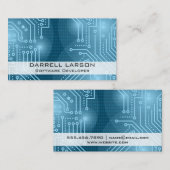 Schalttafel | Binäre Code Visitenkarte (Vorne/Hinten)