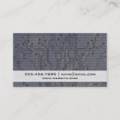 Schalttafel | Binäre Code Visitenkarte (Rückseite)