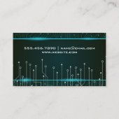 Schalttafel | Computertechnologie Visitenkarte (Rückseite)