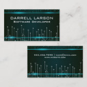 Schalttafel | Computertechnologie Visitenkarte (Vorne/Hinten)