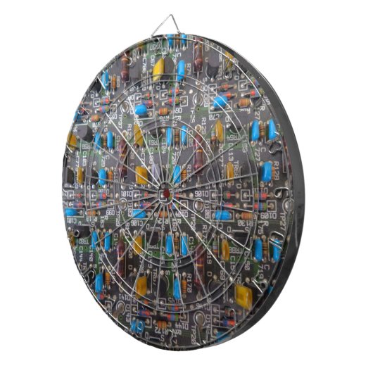 Schalttafel Dartscheibe (Vorderseite rechts)