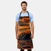 Schalttafel. Elektronische Computerhardware Schürze (Getragen)