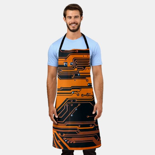 Schalttafel. Elektronische Computerhardware Schürze (Getragen)