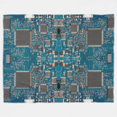 Schalttafel Fleecedecke (Vorderseite (Horizontal))