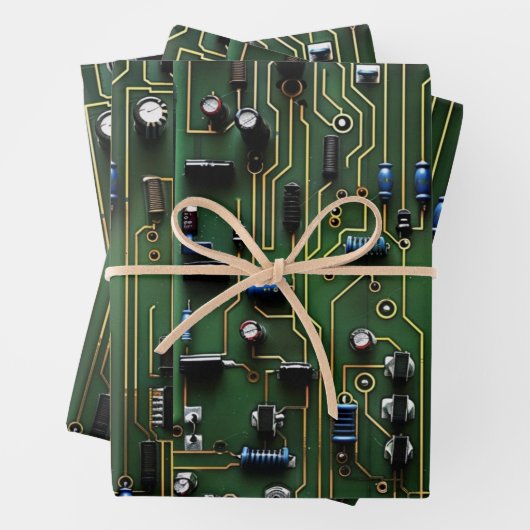 Schalttafel Geschenkpapier Set (Beispiel)