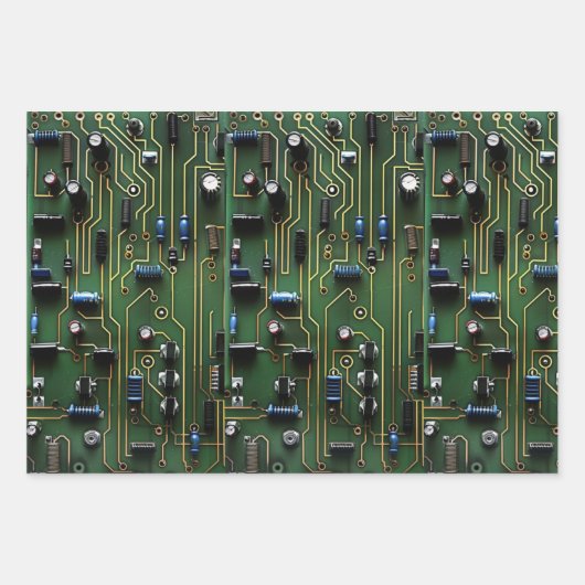 Schalttafel Geschenkpapier Set (Vorderseite)