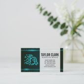 Schalttafel | Hand-Visitenkarte Visitenkarte (Stehend Vorderseite)