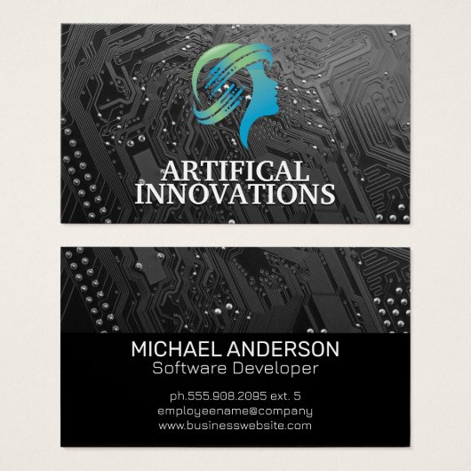 Schalttafel | Human Tech-Logo (Vorne & Hinten)