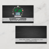 Schalttafel | Ingenieur | Computer Visitenkarte (Vorne/Hinten)