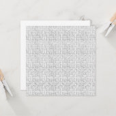 Schalttafel Karte (Vorderseite/Rückseite Beispiel)