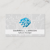 Schalttafel | Mikrochip-Tech-Logo Visitenkarte (Vorderseite)