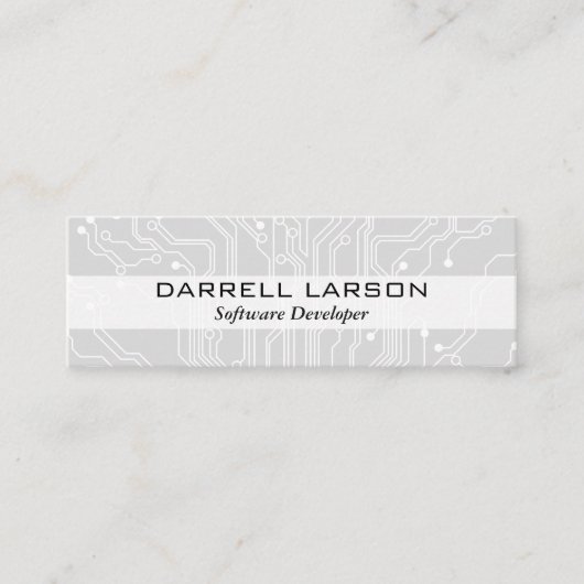 Schalttafel Mini Visitenkarte (Vorderseite)