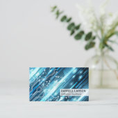 Schalttafel | Moderne Technologie Visitenkarte (Stehend Vorderseite)