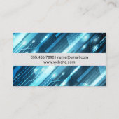 Schalttafel | Moderne Technologie Visitenkarte (Rückseite)