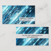 Schalttafel | Moderne Technologie Visitenkarte (Vorne/Hinten)