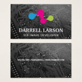 Schalttafel | Modernes Tech-Logo (Vorne & Hinten)