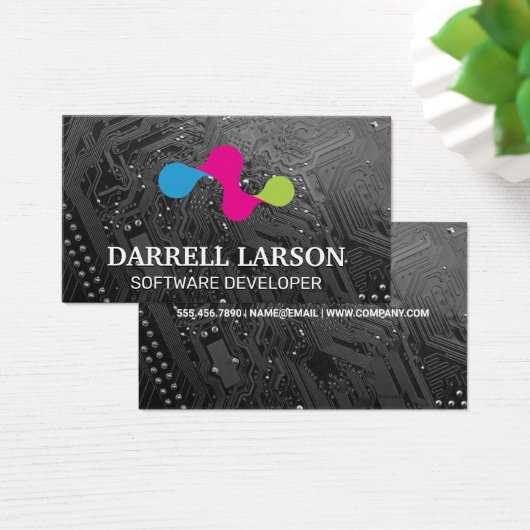 Schalttafel | Modernes Tech-Logo (Schreibtisch)