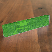 Schalttafel Namensplakette (Seite)